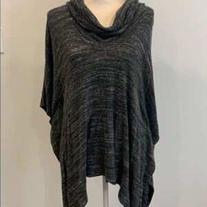 SPLENDID COWL NECK dark Grey Poncho